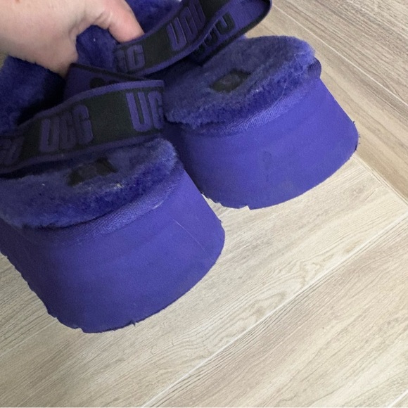 UGG Purple Logo Disco Slide Slipper Size 10 EUC - Picture 5 of 14